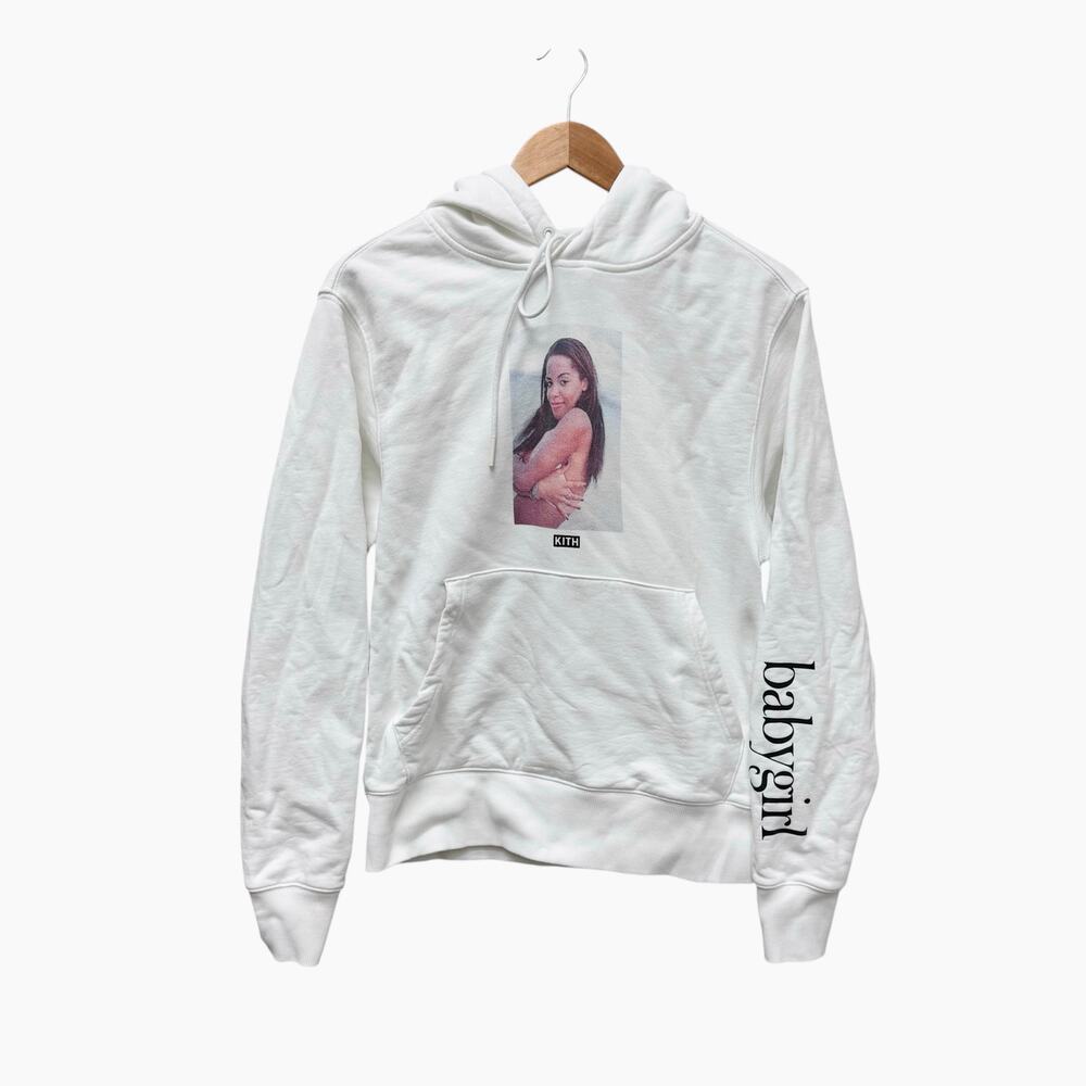 Kith Aaliyah Rock The Boat Jane Hoodie White Women’s‎ Size XS